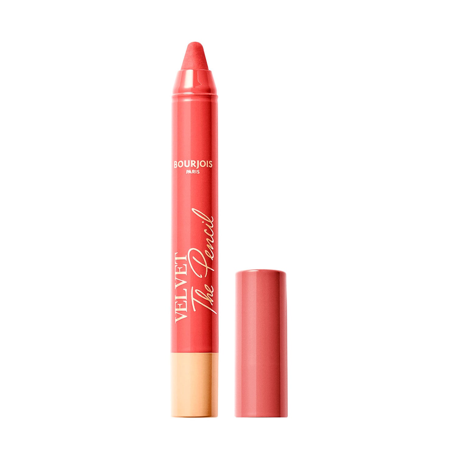 Матова помада-олівець для губ Bourjois Velvet The Pencil Lipstick 04 Less Is Brown, 1.8 г