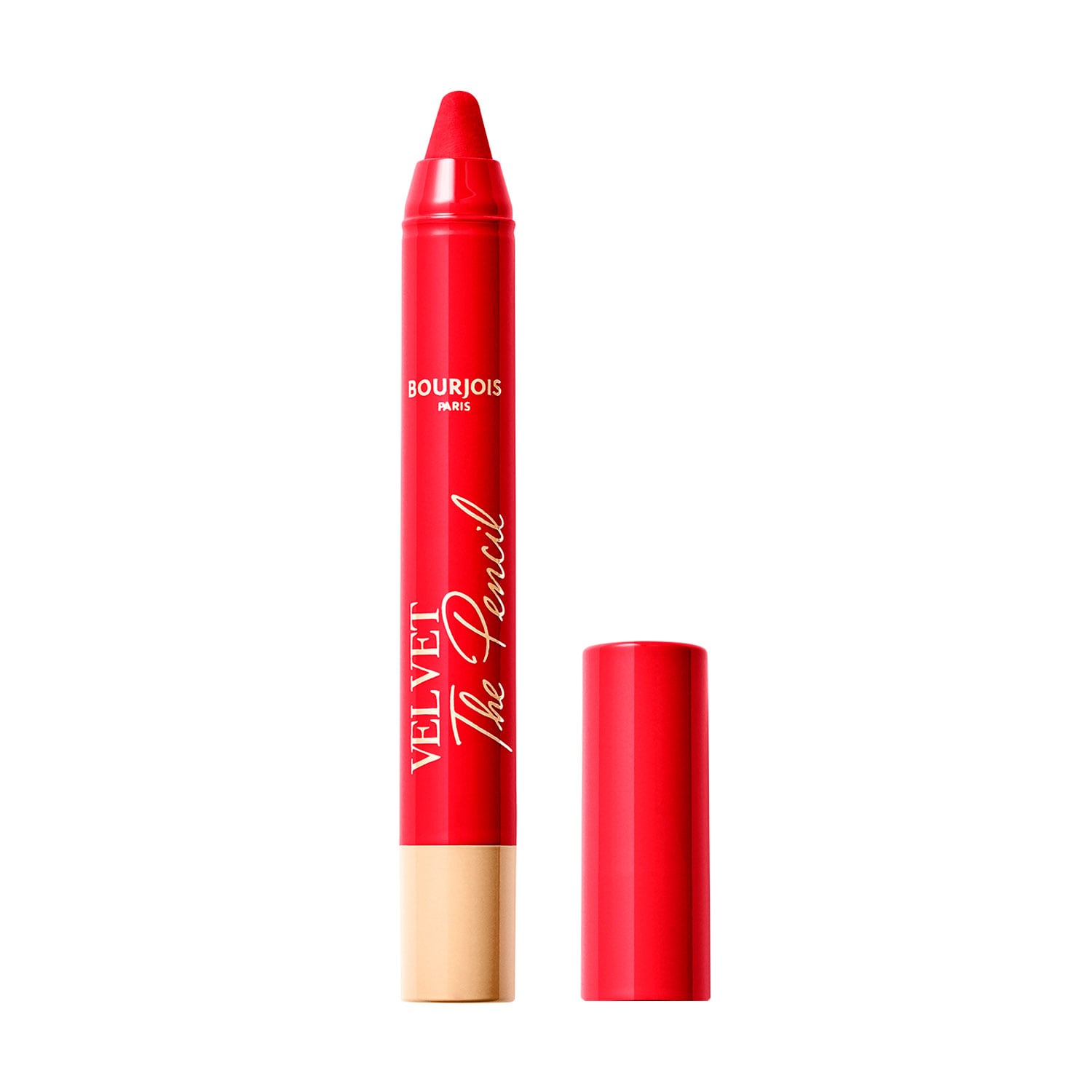 Матова помада-олівець для губ Bourjois Velvet The Pencil Lipstick 07 Rouge Es-Carmin, 1.8 г
